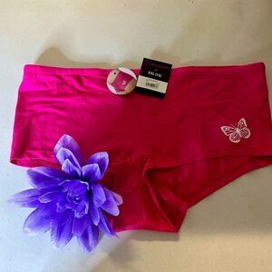 No Boundaries hot pink BOYSHORT underwear